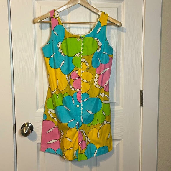 Byer California Pants - VTG Byer California 60s romper bright psychedelic mod print sz S